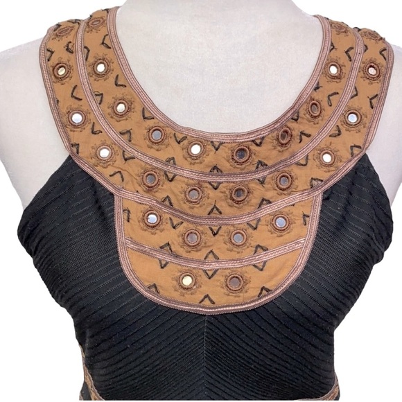 Free People Mirrored Bibbed Neck Dress - Picture 3 of 7